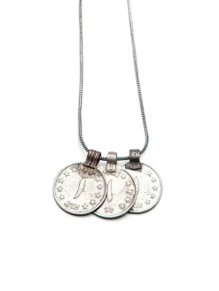 Collier de pièces de monnaie en grain - 50CM