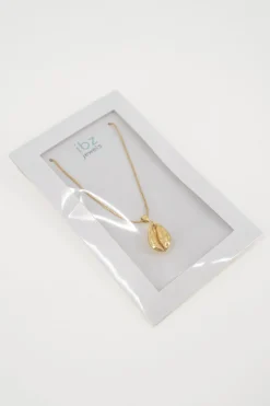 Collier en coquillage doré