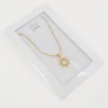 Collier soleil or