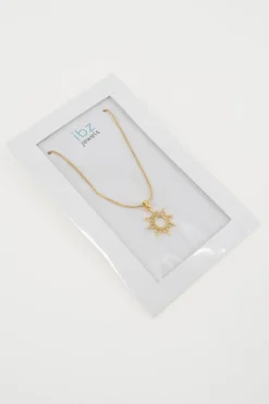 Collier soleil or