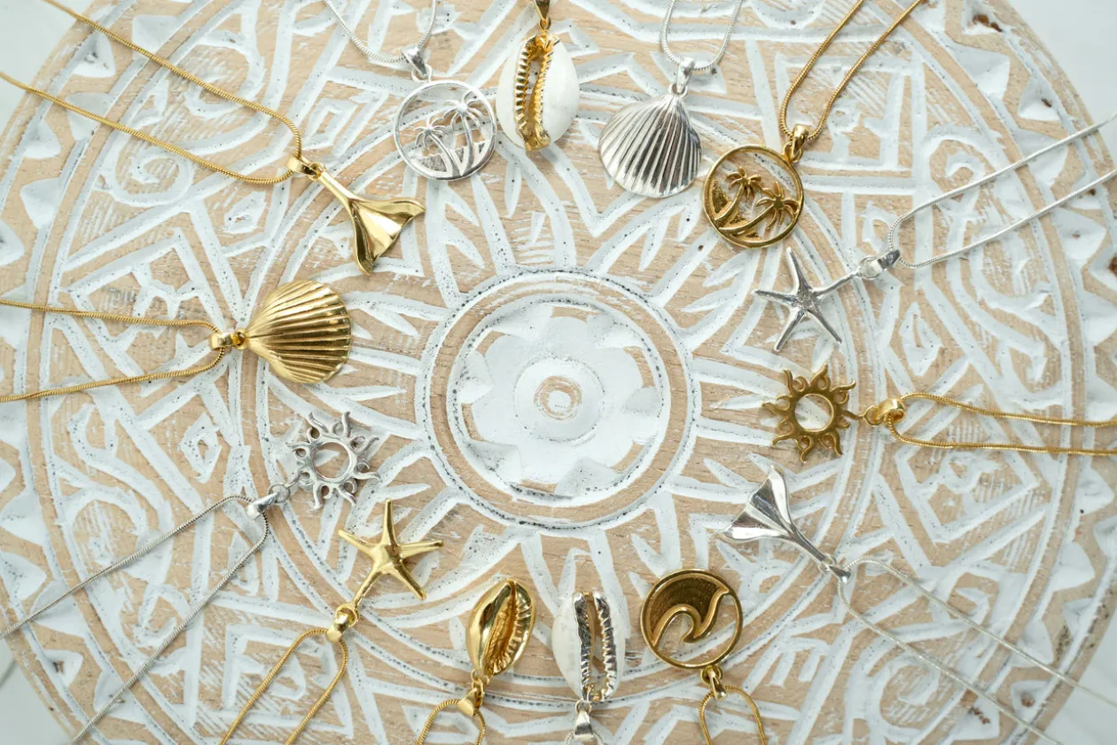 Collier soleil or