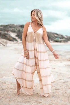 Combinaison Alma Tie Dye Poudre/Sable