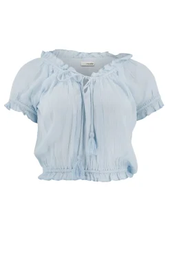 Débardeur Rabel Flower Bleu pâle