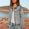 Denim Jacket - Ruffled