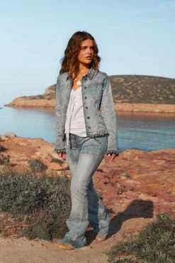 Denim Jacket - Ruffled