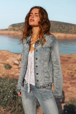 Denim Jacket - Ruffled