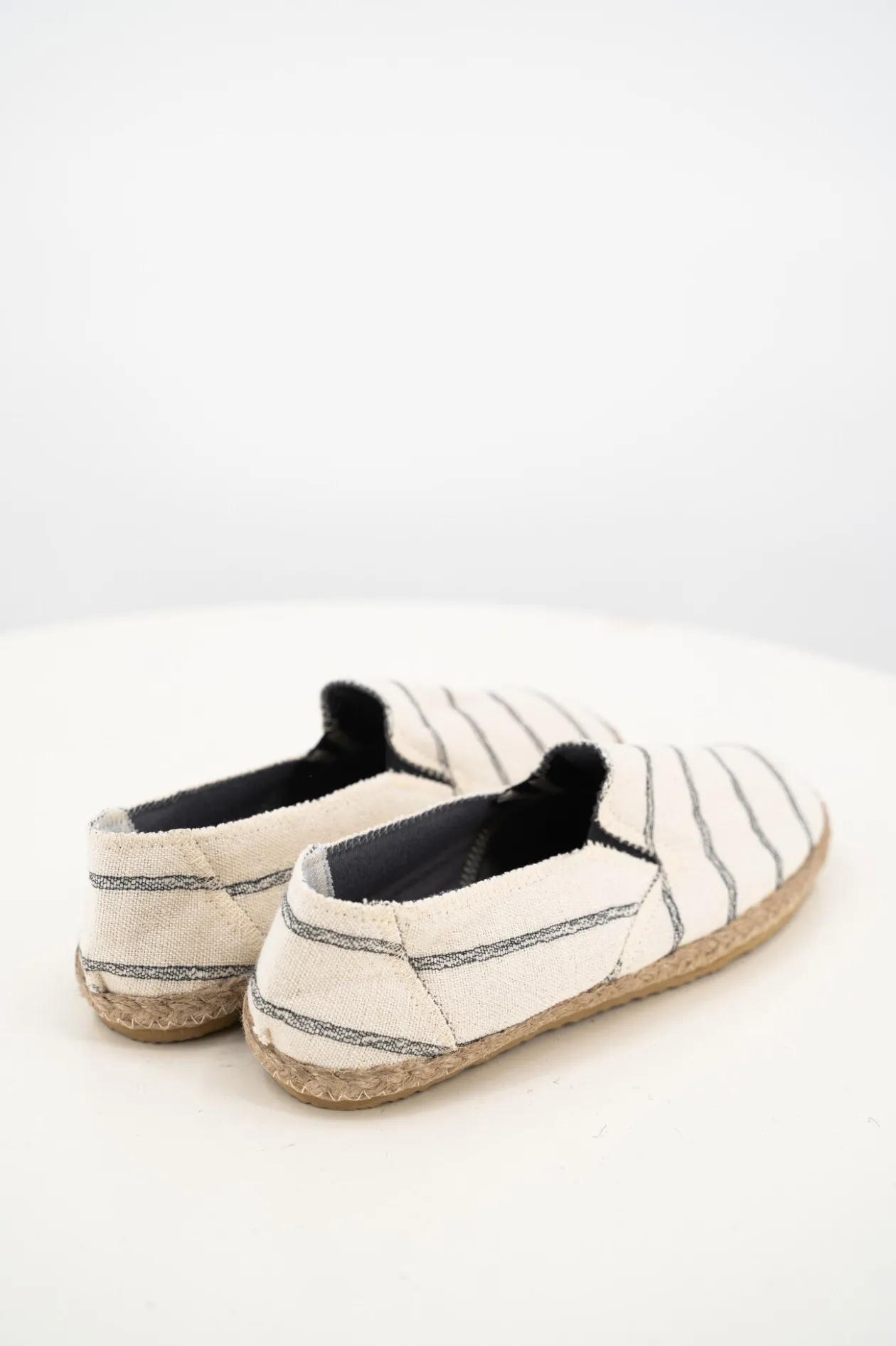 Espadrilles Hommes Andres Stripe Noir