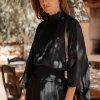 Flair Top Loua Noir