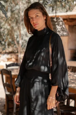 Flair Top Loua Noir
