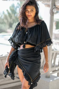 Foulard Ana Noir
