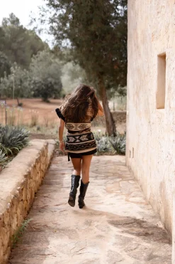 Gilet à fourrure longue Nomad Brown