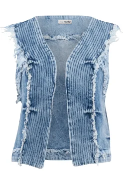 Gilet bleu Paquita