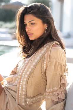 Gilet court Sierra Riqueza Light Taupe