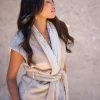 Gilet en fourrure Corazon Sand