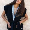 Gilet en fourrure Corazon Noir