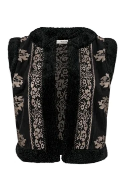 Gilet en fourrure Espanola Noir