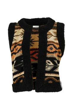 Gilet en fourrure Normad Brown