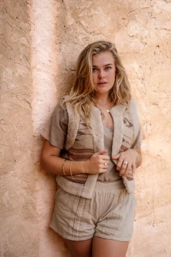 Gilet en fourrure Normad Natural