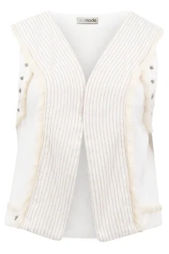 Gilet Paca Blanc cassé