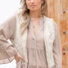 Gilet Sierra Desert Blanc cassé