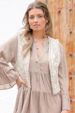 Gilet Sierra Desert Blanc cassé