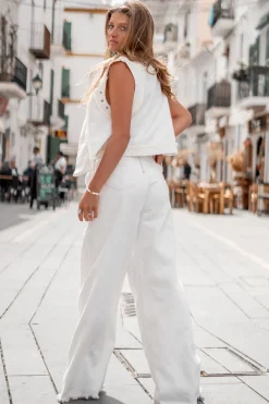 Jeans Reyni Blanc cassé