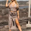 Jupe Alyssa Taupe