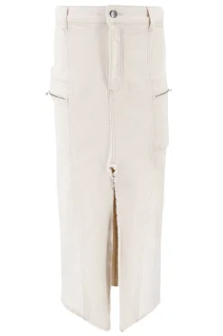 Jupe cargo Muse Beige clair