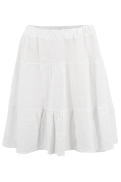 Jupe courte Lin White