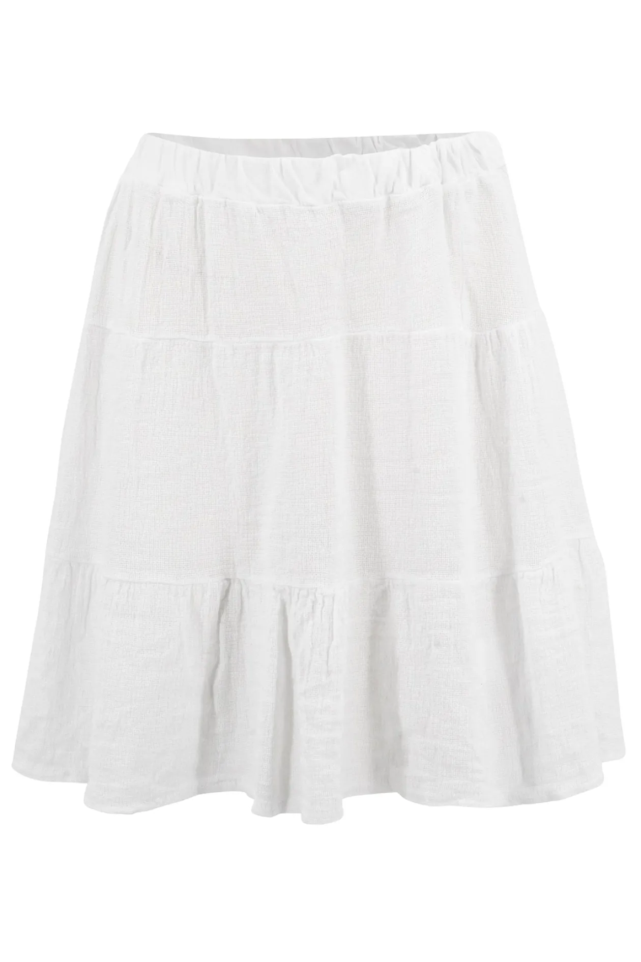 Jupe courte Lin White