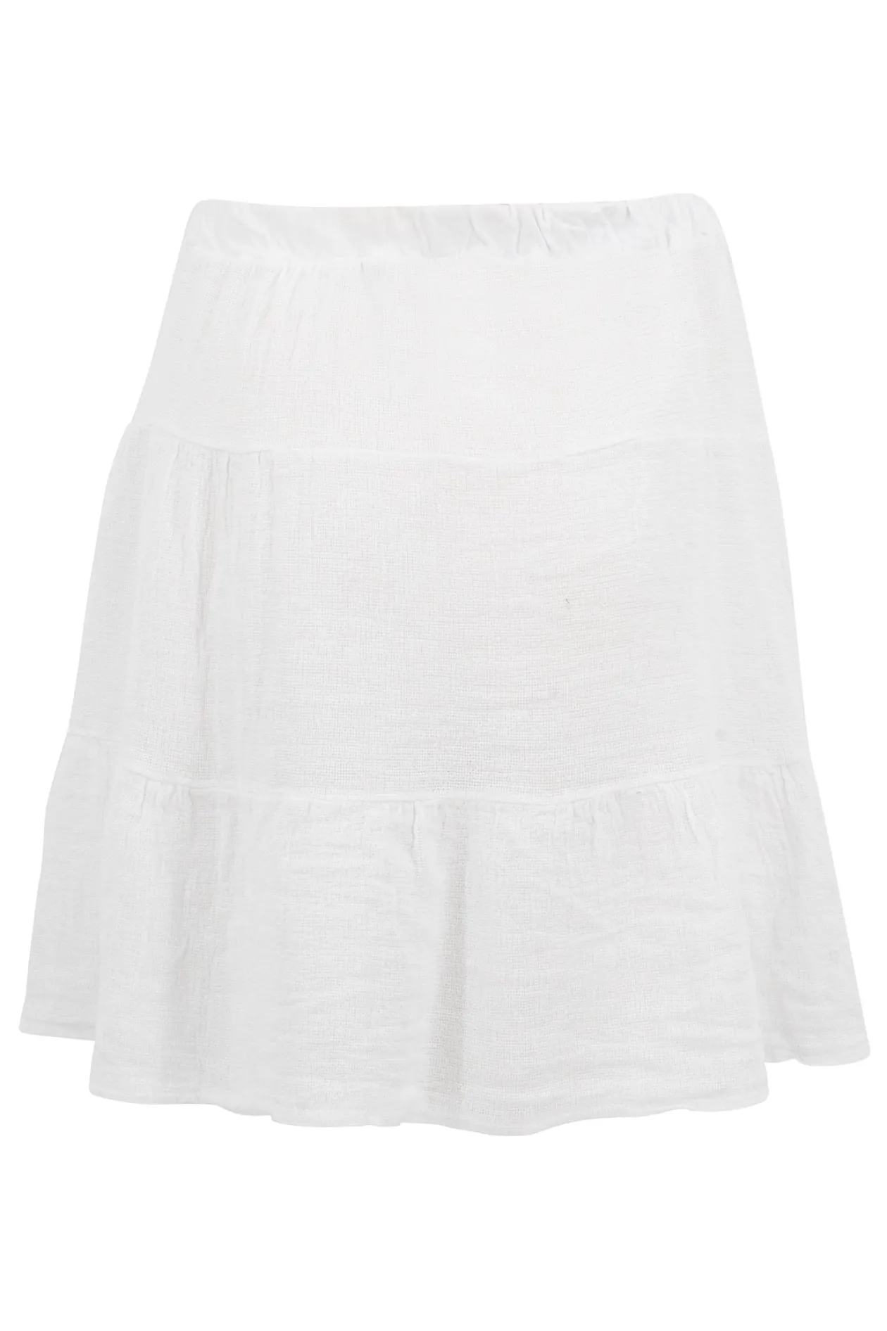 Jupe courte Lin White