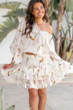 Jupe Dora Bloom Beige
