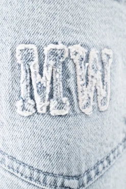 Jupe en jean Miley Bleu clair