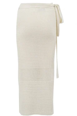 Jupe enveloppante Sif blanc cassé