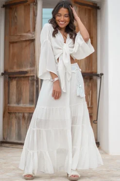 Jupe gitane Lucia Beige