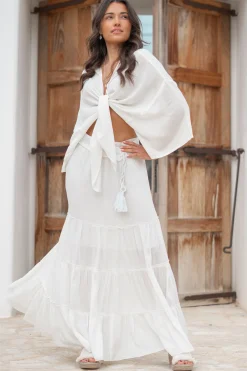 Jupe gitane Lucia Beige