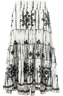Jupe gitane miroir noir