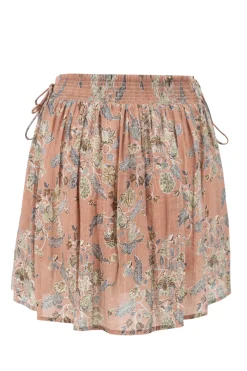 Jupe imprimée Flora Multi Colour Old Rose