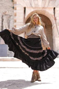 Jupe longue Espanola Black