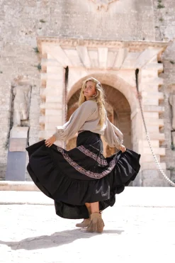 Jupe longue Espanola Black