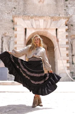 Jupe longue Espanola Black