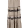 Jupe longue Espanola Light Taupe