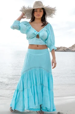 Jupe longue Gypsy Aqua