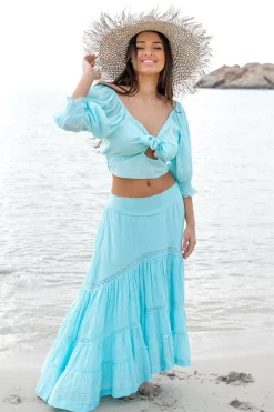 Jupe longue Gypsy Aqua
