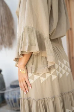 Jupe longue Lucia Cuadros Taupe