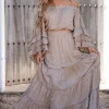Jupe Lucia Boho Taupe