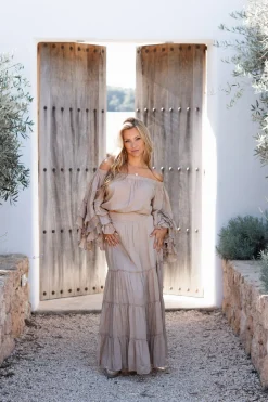 Jupe Lucia Boho Taupe