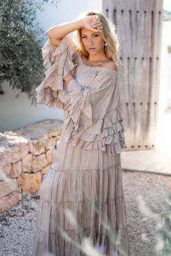 Jupe Lucia Boho Taupe
