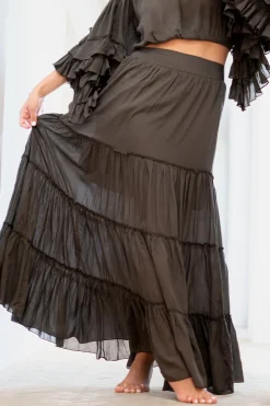 Jupe Lucia Boho Taupe foncé
