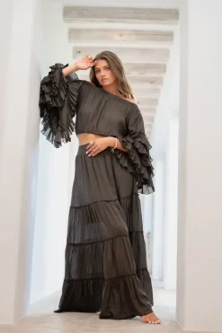 Jupe Lucia Boho Taupe foncé